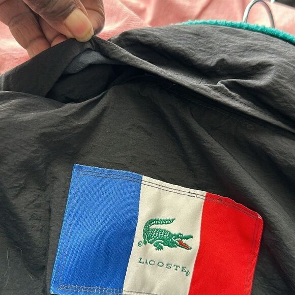 Lacoste Vintage90’s Style Men’s Windbreaker Jacket L - Picture 7 of 9